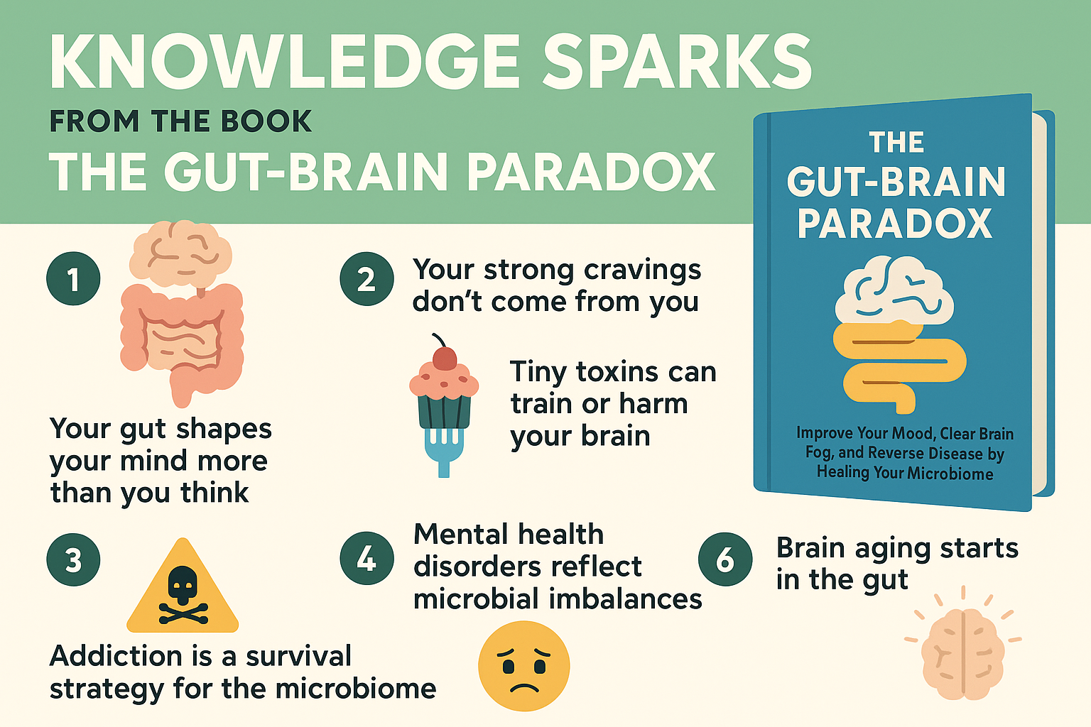 شيفرة الأمعاء والدماغ: كيف تحدد ميكروباتك مصيرك النفسي والعقلي