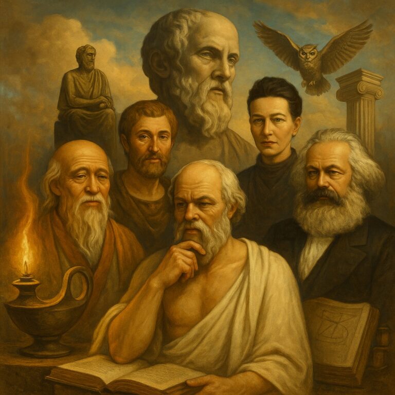 رحلة مع الفلاسفة: دروس في الحياة من العظماء عبر العصور