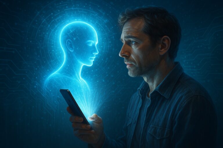 “عندما يصبح الهاتف أذكى منك: تصورات نفسية واجتماعية لمرحلة ما بعد AGI”